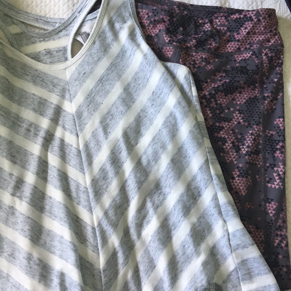 North face tank and legging bundle